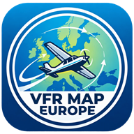 Ikona aplikacji VFR MAP EUROPE